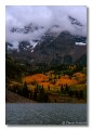 Maroon lake and the Bells, Colorado